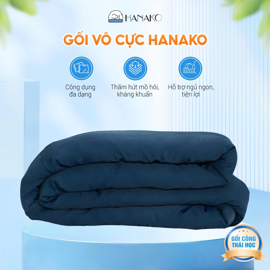 Gối VÔ CỰC siêu nâng đỡ tiện lợi đối với đầu và cổ mang lại cảm giác thư giãn, êm ái