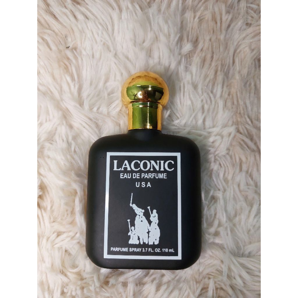 Nước hoa Laconic đen 110ml - Hương trầm ấm - Lịch Lãm