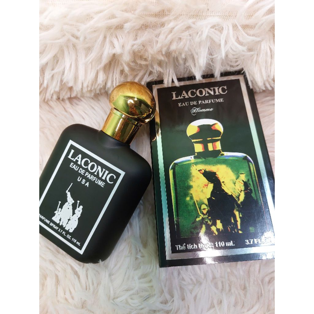 Nước hoa Laconic đen 110ml - Hương trầm ấm - Lịch Lãm