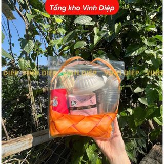 Combo du lịch camping, Cốc Bát Đũa Thìa dùng 1 lần đi picnic, giã ngoại, cắm trại ,bộ đồ 1 lần