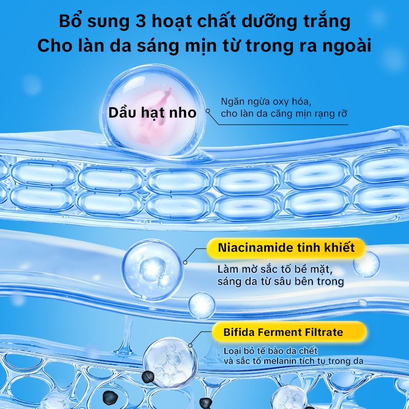 Xịt Body Nâng Tone Koai 200ml x2 – Da Sáng Mịn, Dưỡng Ẩm, Chống Nước Mồ Hôi, Không Bết Rít