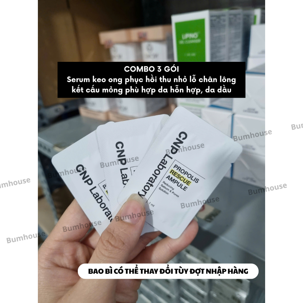Gói Serum keo ong CNP Laboratoty Jeju Propolis RESCUE Ampule 1ml