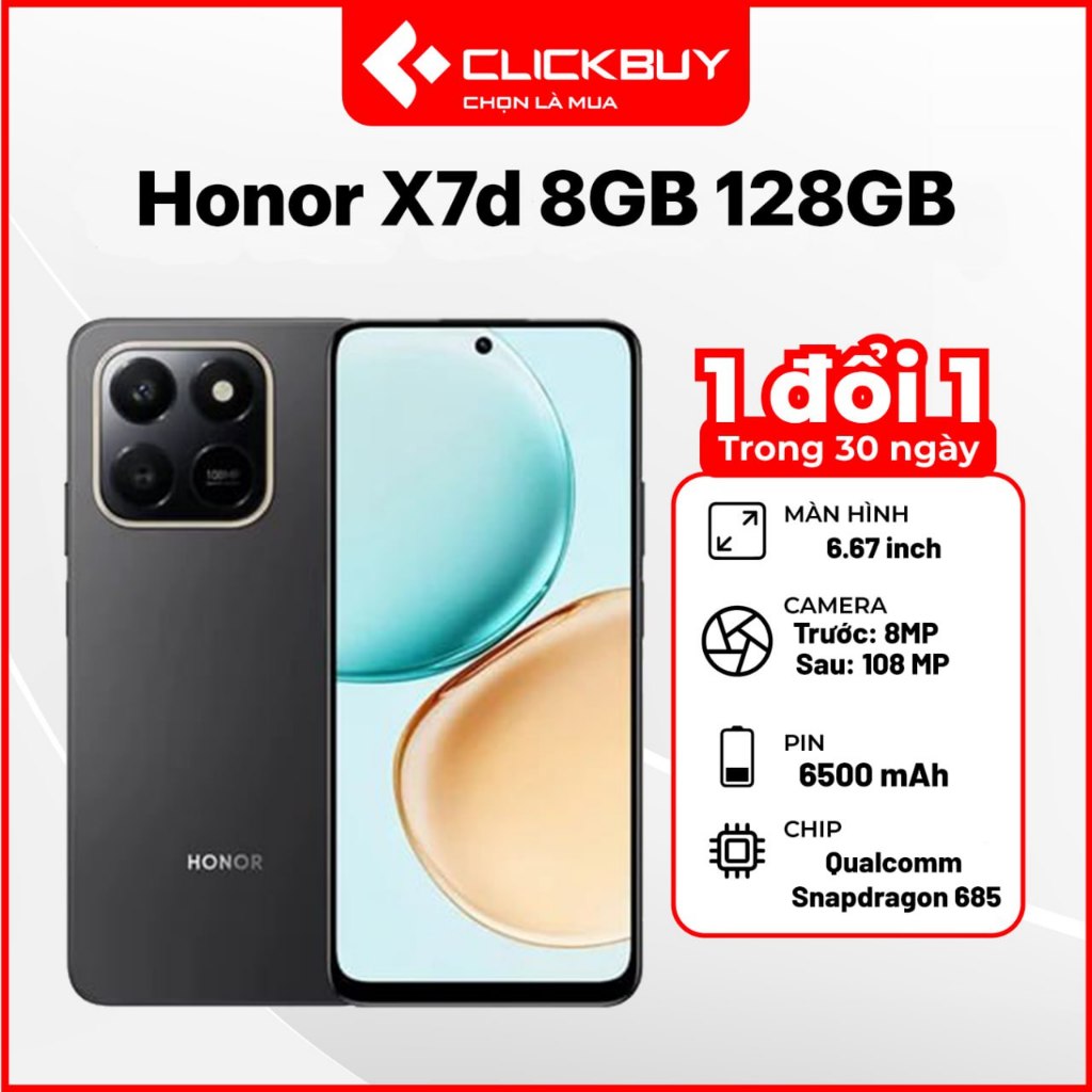 Điện Thoại Honor X7D 8GB 128GB Chính Hãng | BigBuy360 - bigbuy360.vn