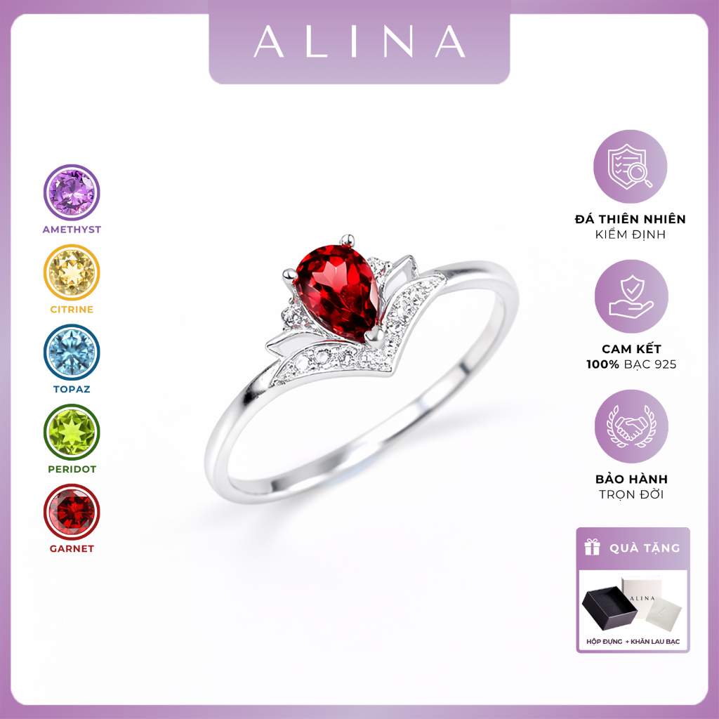 925 Silver Feng Shui Ring by ALINA - TRANG SỨC THIÊN NHIÊN