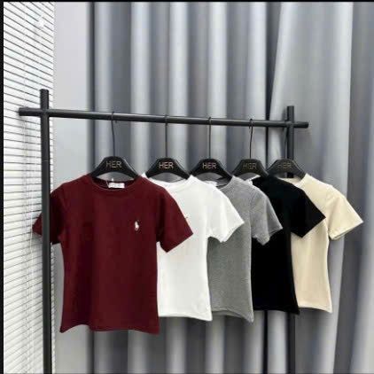 Áo Thun Babytee Ôm Eo Tôn Dáng Basic In Ngựa Giả Thêu Phong Cách Hàn Quốc Siêu Đẹp