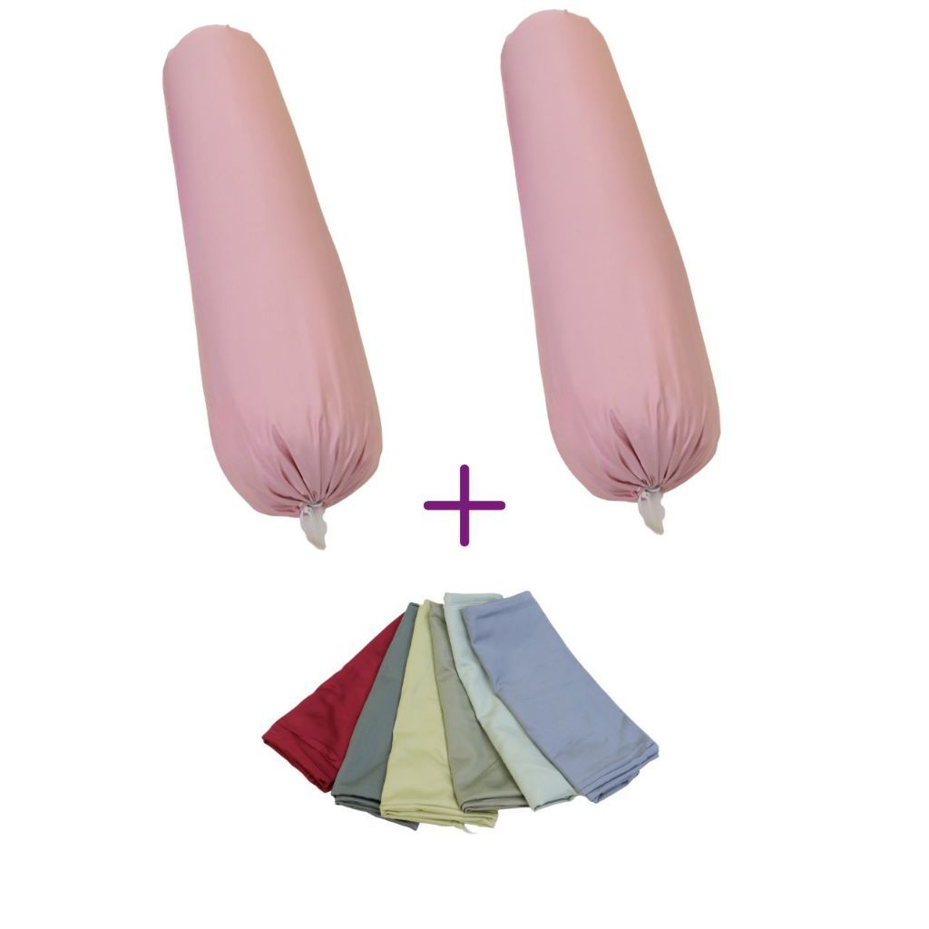 COMBO 2 Ruột Gối Ôm Lụa Thái Cao Cấp 35x100cm 1kg/Chiếc