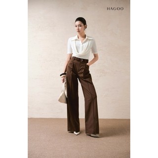 Quần Kaki nữ dáng đứng 2 ly diễu HAGOO phong cách công sở thanh lịch [Q757]
