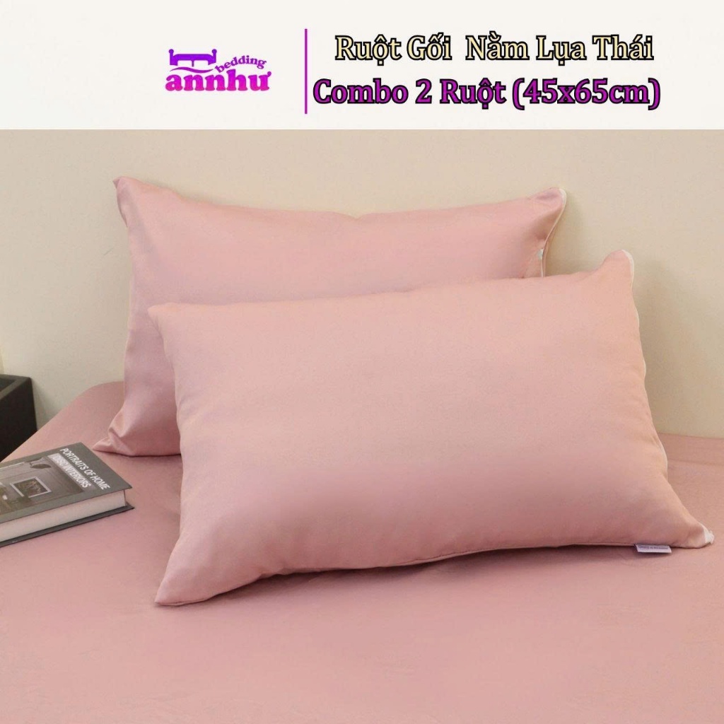 COMBO 2 Ruột Gối Nằm Lụa Thái 45x65cm  Mềm Mịn Êm Ái  1kg/C