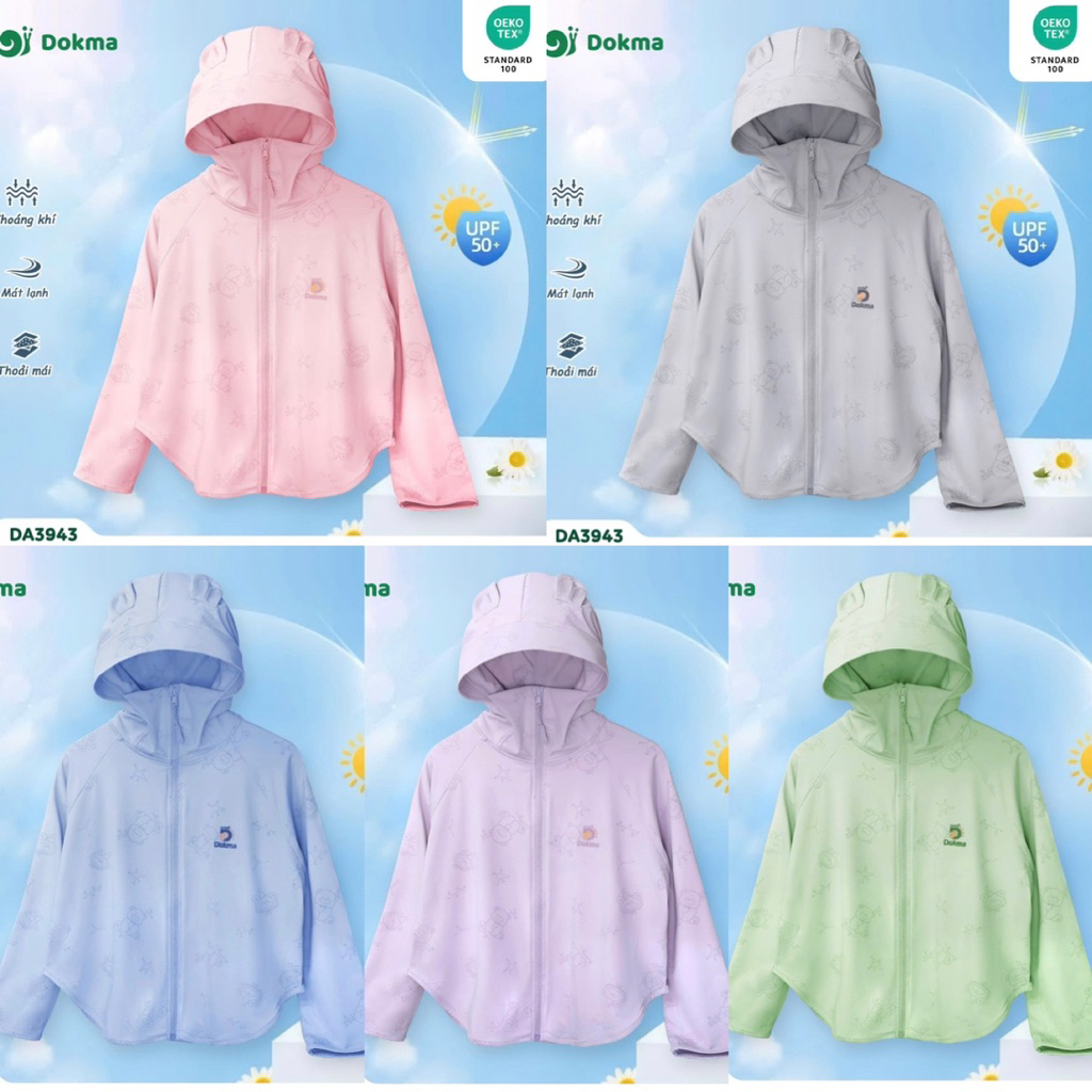 [DOKMA] Áo Chống Nắng Cánh Dơi Dokma Cho Bé 1y-5y