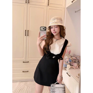 𝒄𝒂𝒎.𝒄𝒍𝒐𝒔𝒆𝒕 [ Sẵn ] Set Yếm Điệu + Áo Sơ Mi