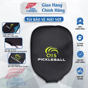 Túi bảo vệ QIS- Chống Sốc Bảo Vệ Vợt, Khóa Zip 3 Lớp, Chất Liệu Polyester Cao Cấp, Bền Bỉ & An Toàn
