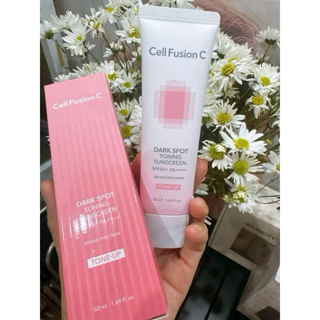 Kem chống nắng Cell Fusion C Toning SPF 50+ (50ml) - hạn 2028 Hàn Quốc nâng tông dưỡng sáng IS13