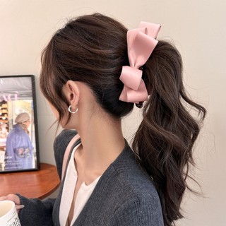 Satin Nơ Chuối Kẹp Nữ Đuôi Ngựa Kẹp Tóc Phụ Kiện Tóc OKT_0003