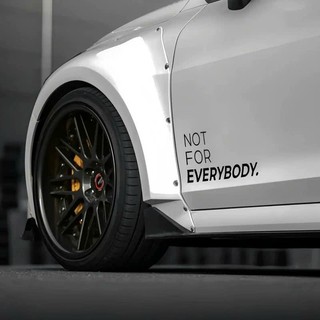 Tem chữ NOT FOR EVERYBODY decal dán thân xe ô tô ( 1 bộ 2 bên ) TC010