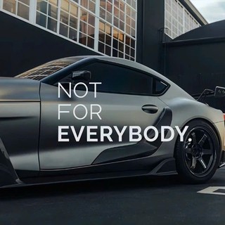Tem chữ NOT FOR EVERYBODY decal dán thân xe ô tô ( 1 bộ 2 bên ) TC010