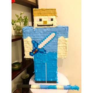 Pinata Minecraft Handmade – Pinata Sinh Nhật Cho Bé Trai – Pinata Đập Kẹo Trang Trí Party Chủ Đề Minecraft