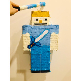 Pinata Minecraft Handmade – Pinata Sinh Nhật Cho Bé Trai – Pinata Đập Kẹo Trang Trí Party Chủ Đề Minecraft