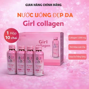 [ Chính Hãng ] Nước Uống Girl Collagen Hàn Quốc Bổ Sung Collagen Giúp Trẻ Hóa Làn Da , Da Căng Mọng Trắng Sáng