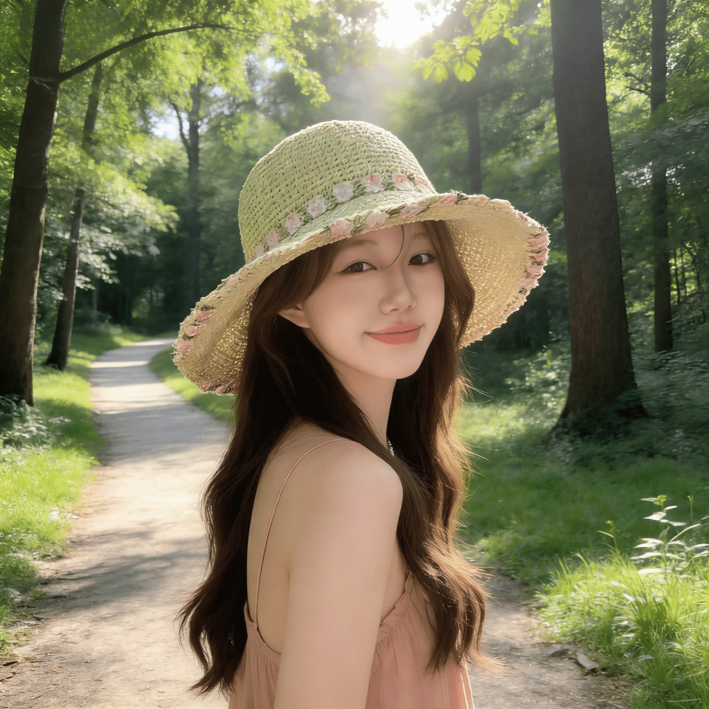 Mũ Lưỡi Trai Nón Lá Cỏ Raffia Chống Nắng Nữ Đi Biển Thoáng Khí