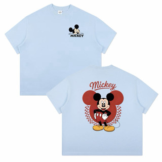 [MICKEY BOXY HALEV] Áo thun Boxy in hình Mickey chất Cotton Premium 260gsm Unisex nam nữ