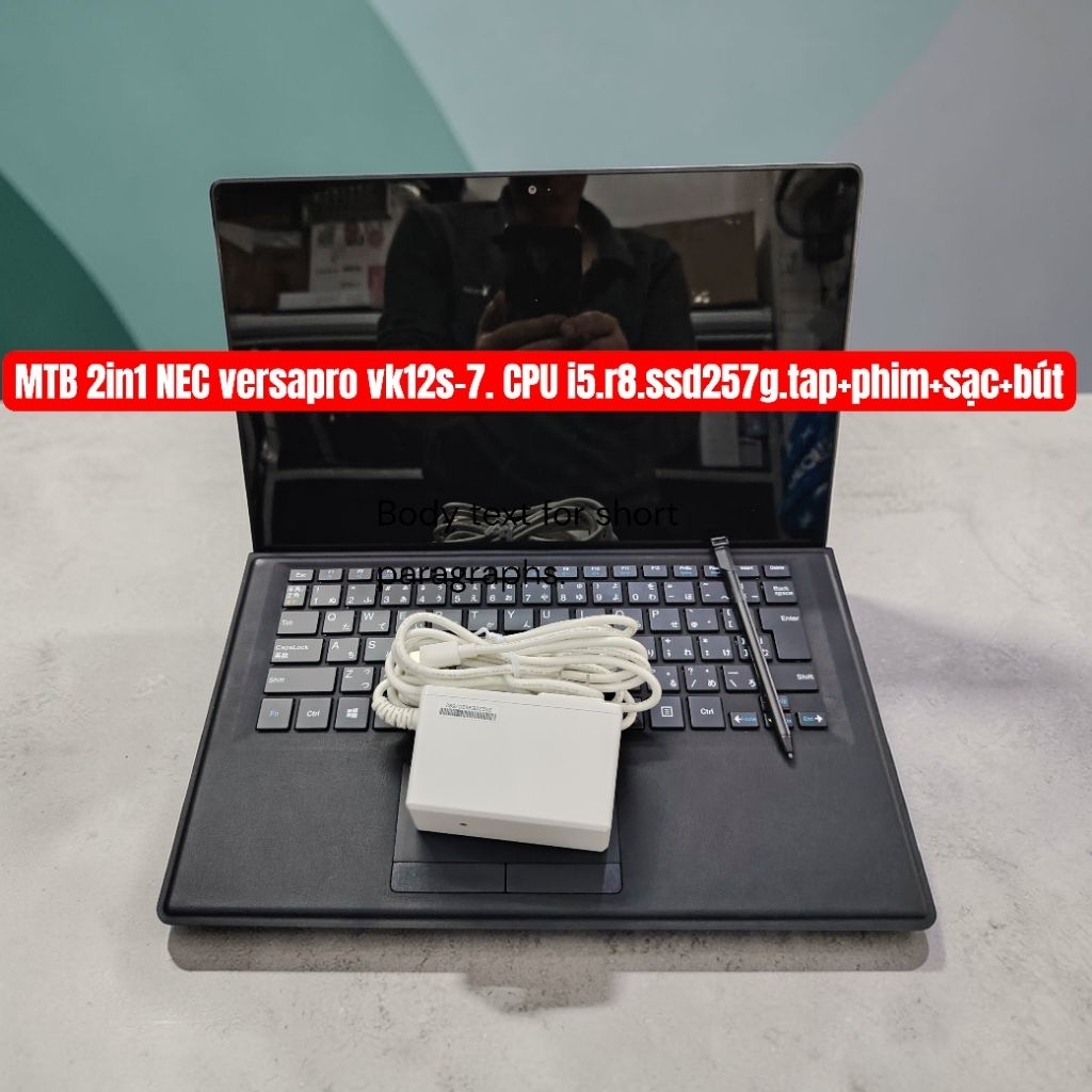 Máy tinh bảng 2 in1 NEC versapro vkt12s-7.cpu i5-7y54. R4/8G-128/256G ssd. Máy kèm bút hàng cũ hinh thức 90% | BigBuy360 - bigbuy360.vn
