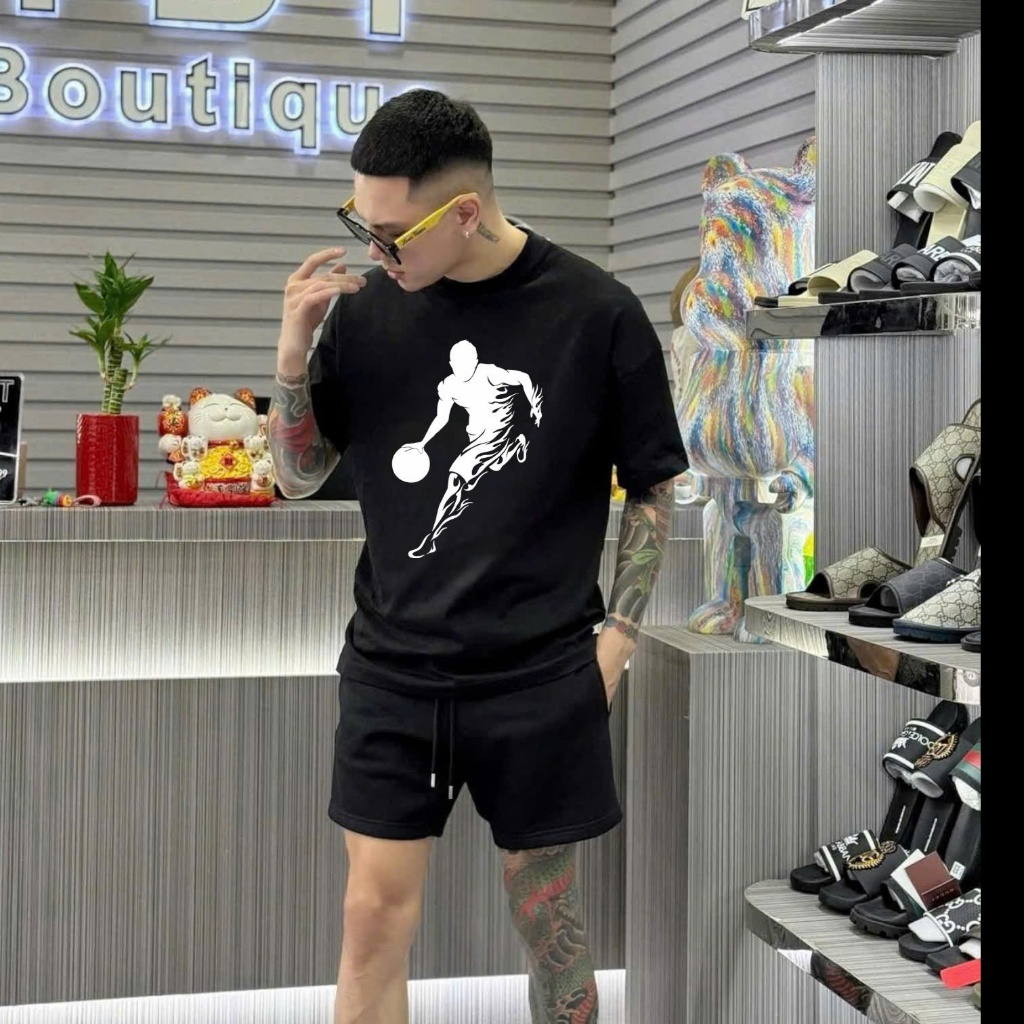 Set Bộ phông Mlb nam nữ cao cấp, 100% cotton co giãn 2 chiều ,thấm hút mồ hôi - hàng cao,  cấp chất lượng