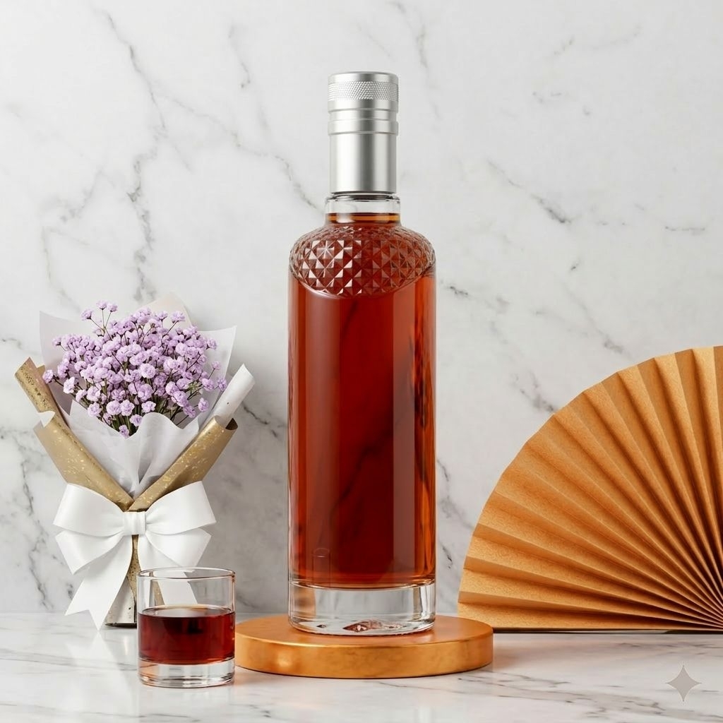 Vỏ chai thủy tinh đựng rượu - Chai thủy tinh cao cấp dung tích 500ml RO500
