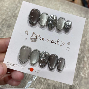 483. nailbox mắt mèo xám nâu ghi