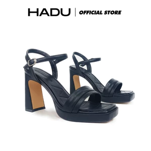 Giày Nữ Đế Cao 9P Gót Vuông Quai Ngang ARES HADU MM956 Đế Đúp Sườn Kép Bảo Hành 12T