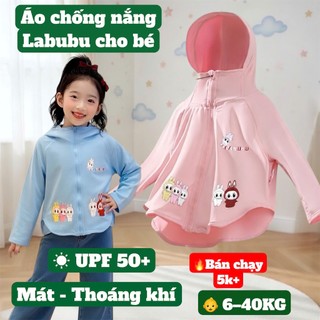 Áo Chống Nắng Cho Bé Cánh Dơi LABUBU – Áo Khoác Chống UV Bé Trai Bé Gái 6-40kg Mát Nhẹ Mùa Hè #N12