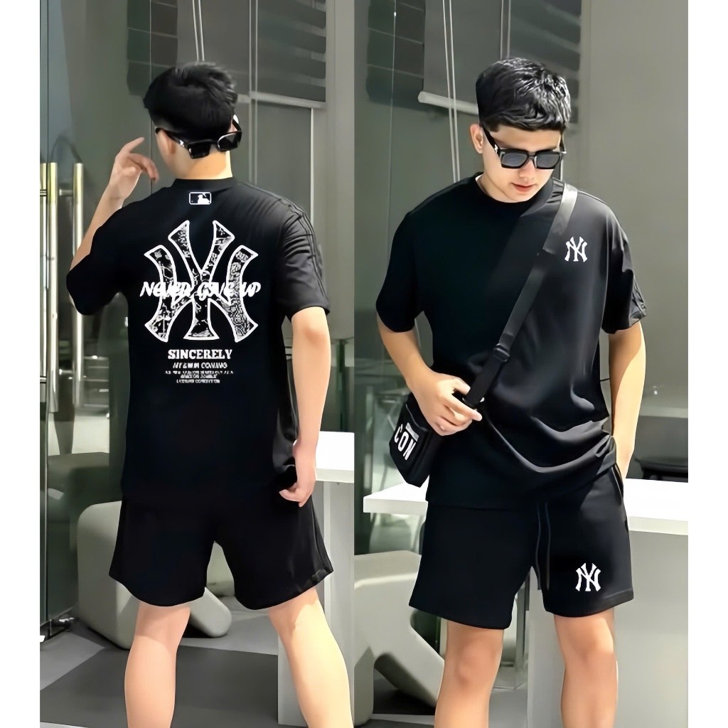Set Bộ phông Mlb nam nữ cao cấp, 100% cotton co giãn 2 chiều ,thấm hút mồ hôi - hàng cao,  cấp chất lượng