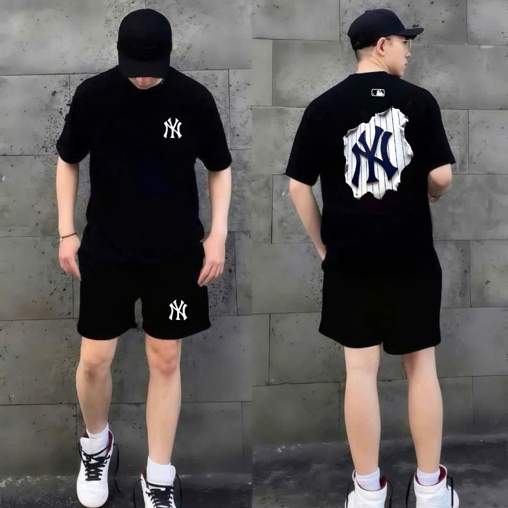 Set Bộ phông Mlb nam nữ cao cấp, 100% cotton co giãn 2 chiều ,thấm hút mồ hôi - hàng cao,  cấp chất lượng
