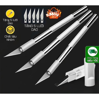 (Dao 4 chấu)Dao cắt giấy cán nhôm tỉa washi unbox cắt tỉa cây cảnh dao 4 chấu chắc chắn