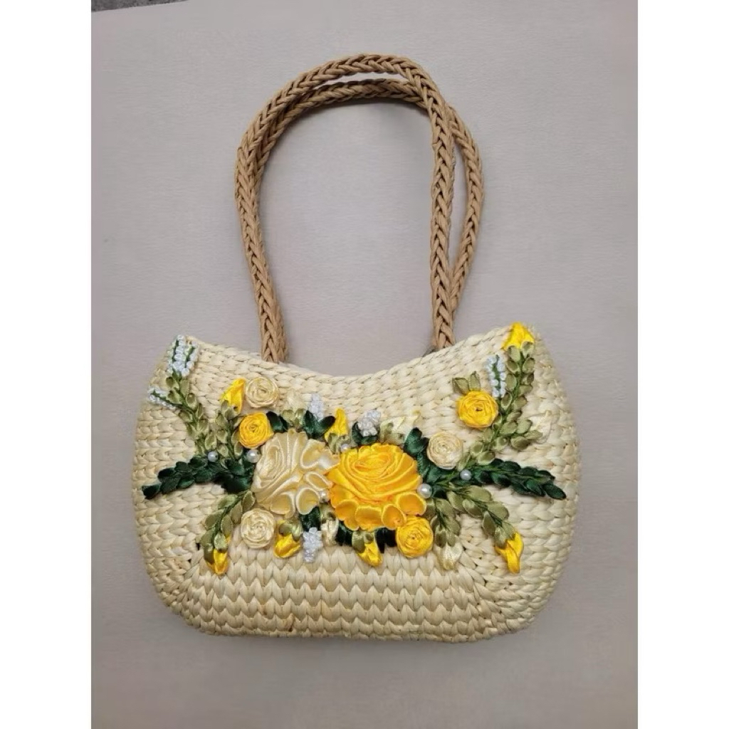Kho sỉ túi cói - Túi lục bình chụp hình đi biển- Túi đi du lịch Vintage