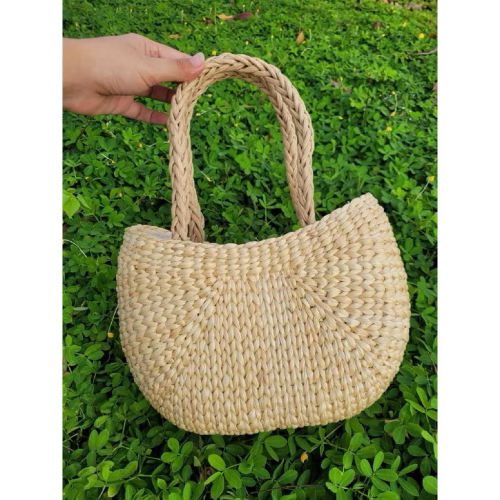 Kho sỉ túi cói - Túi lục bình chụp hình đi biển- Túi đi du lịch Vintage