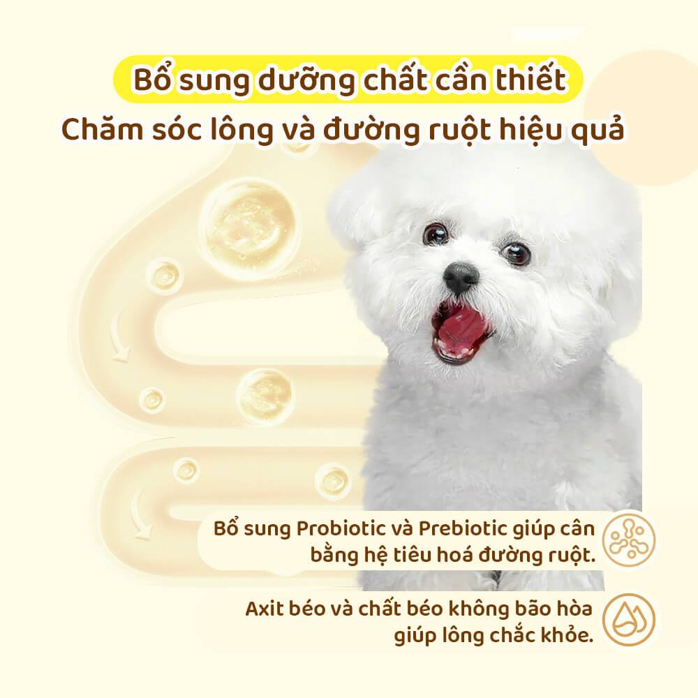 Pate Sốt Kem Cho Chó Doggyman Nhiều Vị Sánh Mịn Thơm Ngon Dễ Ăn, Hỗ Trợ Tiêu Hóa Khỏe Mạnh