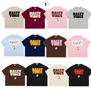 Áo thun Boxy Signature Halev Brand Việt Nam chất Cotton Premium 260gsm Unisex nam nữ