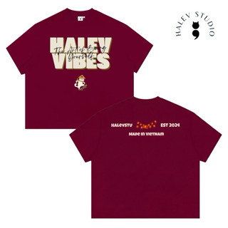 Áo thun Boxy Signature Halev Brand Việt Nam chất Cotton Premium 260gsm Unisex nam nữ