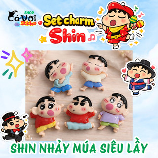 Set Charm Shin Chan Nhảy Múa Siêu Lầy – Bộ Charm Shin Cute