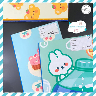 [LẺ] Giấy Bao Tập, Bao Vở, Bao Sách Hoạ Tiết Dễ Thương Giấy Bóng Dày Chất Lượng | Thiết kế bởi Pinandschool
