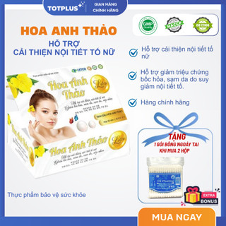 Hoa anh thảo Letco - Hỗ trợ cân bằng nội tiết tố nữ, giảm bốc hỏa, sạm da - Hộp 30 viên