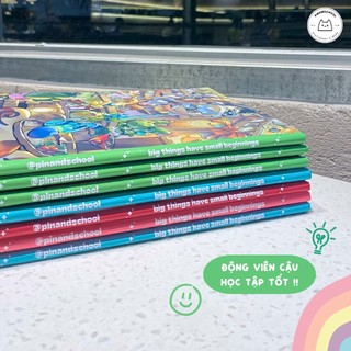 [LẺ] Giấy Bao Tập, Bao Vở, Bao Sách Chủ Đề Hoạt Hình Nhí Nhảnh Phần 4 | Thiết kế bởi Pinandschool