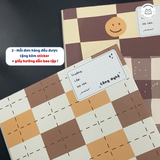 [LẺ] Giấy Bao Tập, Bao Vở, Bao Sách Nâu Hạt Dẻ Cacao Giấy Bóng Dày Chất Lượng | Thiết kế bởi Pinandschool