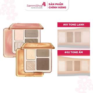 JUDYDOLL Bảng phấn bắt sáng và tạo khối Tự nhiên Lâu trôi Chống nước 9g - Cosme