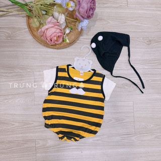 (Trứng 3-13kg) Set body ong vàng kèm nón