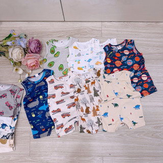 (Trứng 3-13kg) Body đùi ba lỗ bé trai