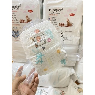 Bỉm Quần Hipgig A 100 Miếng Mềm Mại, Thấm Hút Nhanh, Chống Tràn Tốt, Thoáng Khí, Đủ Size M-4XL