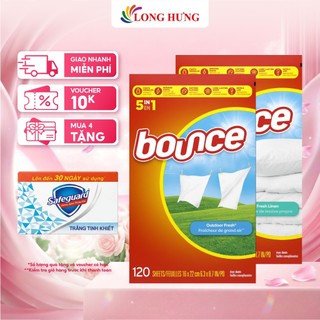 Giấy thơm quần áo Bounce Sheets (120 tờ)