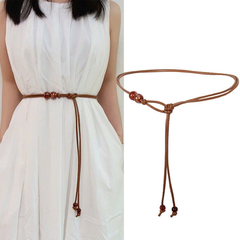 Đai váy da dây thắt lưng nam nữ Horizon gài Đai váy dây DV34 sang chảnh dây nịt blazer Banr NHỎ 0.5cm