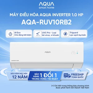 Máy điều hòa Aqua Inverter UV Cool 1.0 HP AQA-RUV10RB2 - Freeship toàn quốc